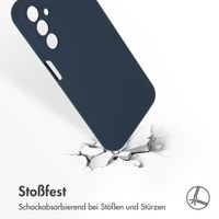 Accezz Liquid Silikoncase Samsung Galaxy A15 (5G/4G) - Dunkelblau