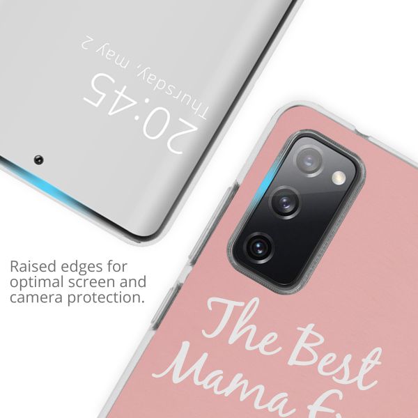 Gestalte deine eigene Clear Case Samsung Galaxy S20 FE - Transparent