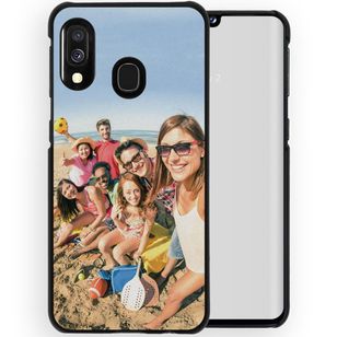 Gestalte deine eigene Hardcase Hülle Samsung Galaxy A40 - Schwarz