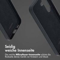 Accezz MagSafe Leather Backcover Samsung Galaxy S25 - Onyx Black