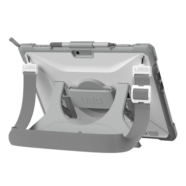 UAG Plasma Healthcare backcover mit Strap und Schultergurt Microsoft Surface Pro 9 / Pro 10 / Pro 11 / Pro 12 - 13 Zoll - Weiß / Grau