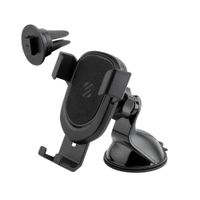 Scosche GravityDrop 3-in-1 Handyhalterung Auto - Universell - Armaturenbrett / Windschutzscheibe / Lüftungsgitter - Schwarz