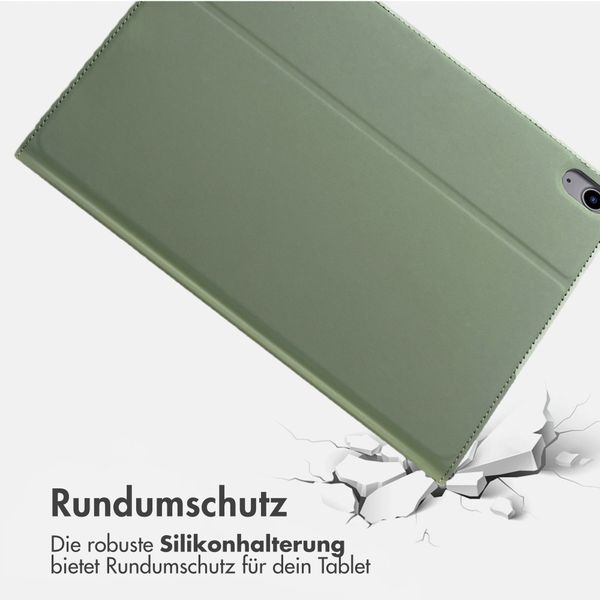 Accezz Classic Klapphülle Apple iPad 11 (2025) 11 Zoll A16 / iPad 10 (2022) 10.9 Zoll - Grün