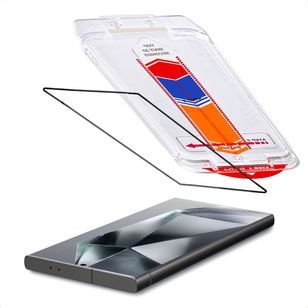 Accezz Gehärteter Glas-Schutz + Applikator Samsung Galaxy S24 Ultra