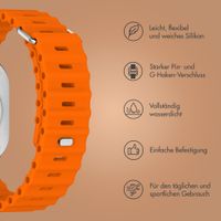 Accezz Ocean Armband für Apple Watch | 44/45/46/49 mm - Orange