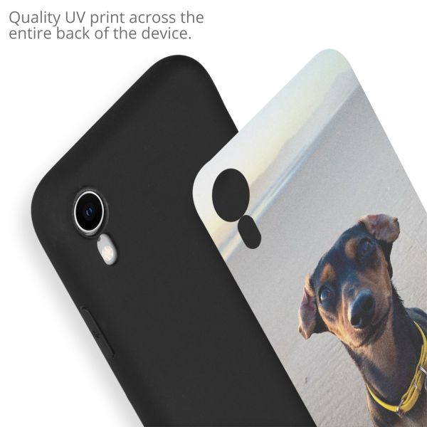 Gestalte deine eigene Apple iPhone Xr Gel Hülle - Schwarz