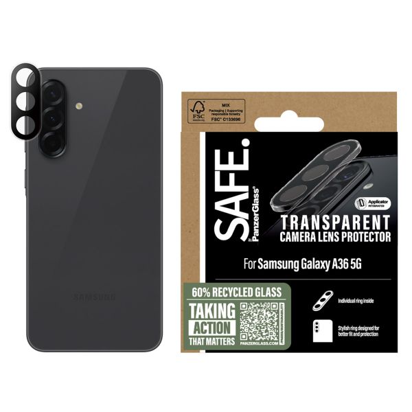 SAFE by PanzerGlass Kameraschutzlinse für das Samsung Galaxy A36 - Transparent