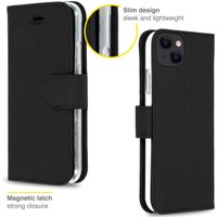 Accezz Wallet TPU Klapphülle Apple iPhone 13 - Schwarz