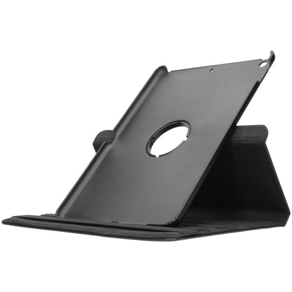 Accezz 360° drehbare Klapphülle Apple iPad 9 (2021) 10.2 Zoll / iPad 8 (2020) 10.2 Zoll / iPad 7 (2019) 10.2 Zoll - Schwarz