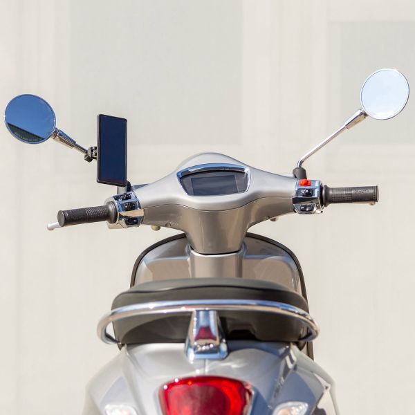 SP Connect Mirror Mount Pro SPC+ Handyhalterung für Scooter / Motorrad - Spiegelbefestigung - Schwarz