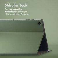 Accezz Classic Klapphülle Samsung Galaxy Tab A9 Plus - Grün