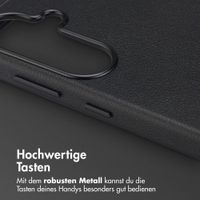 Accezz MagSafe Leather Backcover Samsung Galaxy S26 Plus - Onyx Black