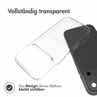 Accezz Clear TPU Backcover Apple iPhone 18 Pro / 17 Pro - Transparent