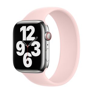 Apple Silikon Solo Loop für  Apple Watch | 44/45/46/49 mm - Größe 9 - Chalk Pink