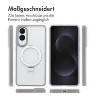 Accezz Ring Stand Backcover mit MagSafe Samsung Galaxy S25 Edge - Grau