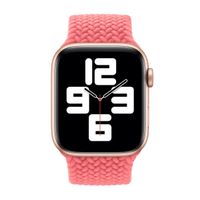 Apple Geflochtenes Solo Loop für  Apple Watch | 38/40/41/42 mm - Größe 9 - Pink Punch