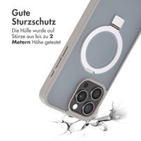 Accezz Ring Stand Backcover mit MagSafe Apple iPhone 15 Pro Max - Grau