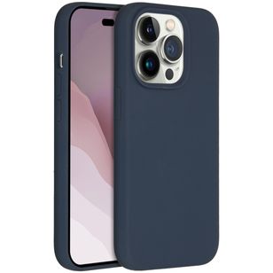 Accezz Liquid Silikoncase mit MagSafe Apple iPhone 14 Pro - Dunkelblau