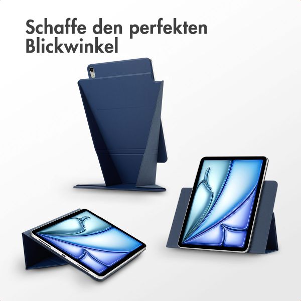 Accezz High Stand tablet case Apple iPad Air 11 Zoll (2026) M4 / (2025) M3 / (2024) M2 / Air 5 (2022) / Air 4 (2020) - Dunkelblau