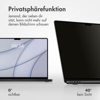 Accezz Magnetische Privacy Displayschutzfolie für Apple MacBook Air 13 Zoll (2018 - 2020) / Pro 13 Zoll (2018 - 2022)