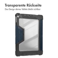 Accezz Rugged Trifold Klapphülle Apple iPad 11 (2025) 11 Zoll A16 / iPad 10 (2022) 10.9 Zoll - Dunkelblau