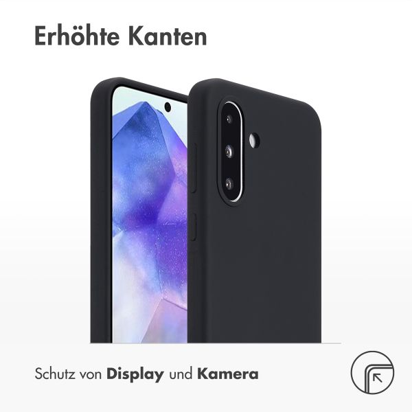 Accezz Liquid Silikoncase Samsung Galaxy A36 / A56 - Schwarz