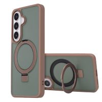 Accezz Ring Stand Backcover mit MagSafe Samsung Galaxy S26 - Braun