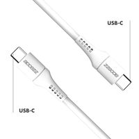 Accezz USB-C- auf USB-C-Kabel - 2 m - Weiß