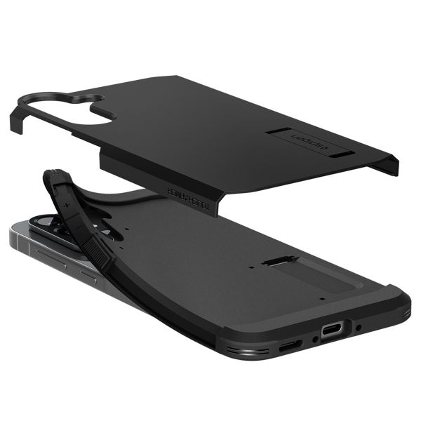 Spigen Tough Armor Backcover Samsung Galaxy A56 - Schwarz