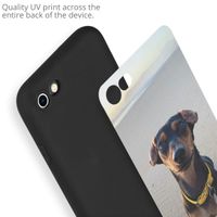 Gestalte deine eigene Gel Hülle Apple iPhone SE (2022 / 2020) / 8 / 7 / 6(s) - Schwarz
