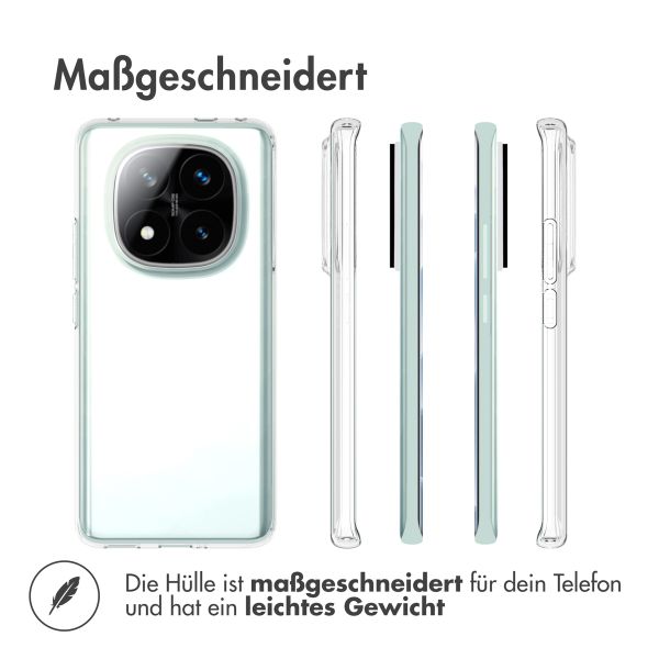 Accezz Clear TPU Backcover Xiaomi Redmi Note 14 Pro Plus (5G) - Transparent