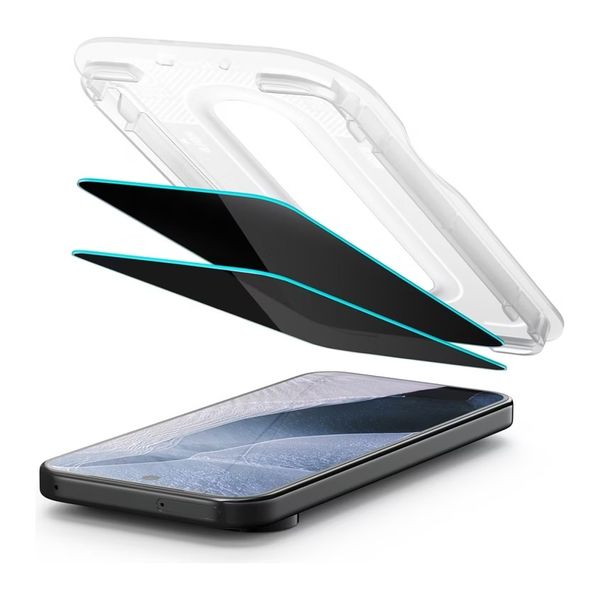 Spigen GLAStR Privacy EZ Fit Displayschutzfolie + Applicator - 2er-Pack Google Pixel 11 / 10