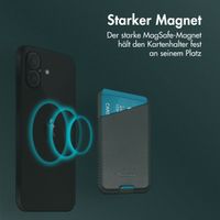Accezz Lederkartenhalter - Geeignet für MagSafe und Qi2 - Cedar Green
