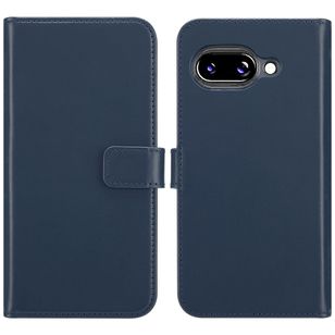 Selencia Echtleder Klapphülle Google Pixel 9A - Blau