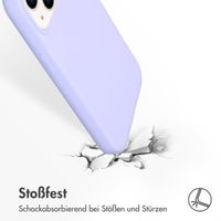 Accezz Liquid Silikoncase mit MagSafe Apple iPhone 14 / 13 - Violett