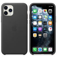 Apple Leder-Case Apple iPhone 11 Pro - Schwarz
