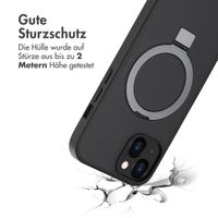 Accezz Ring Stand Backcover mit MagSafe Apple iPhone 14 - Schwarz