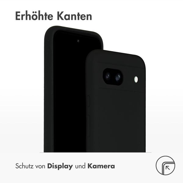 Accezz Liquid Silikoncase Google Pixel 8a - Schwarz