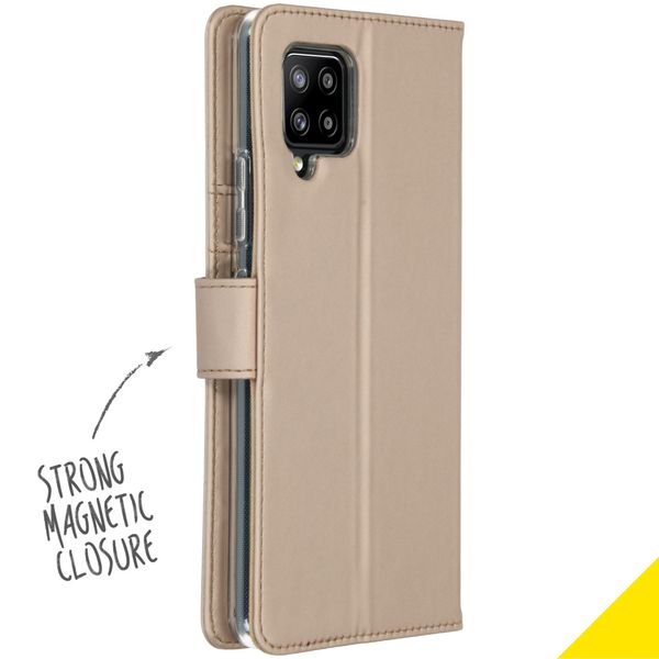 Accezz Wallet TPU Klapphülle Samsung Galaxy A42 - Gold