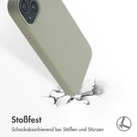 Accezz Liquid Silikoncase mit MagSafe Apple iPhone 14 / 13 - Cooper Green