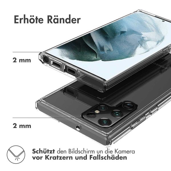 Accezz Xtreme Impact Case Samsung Galaxy S22 Ultra - Transparent