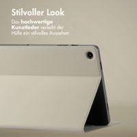 Accezz Classic Klapphülle Samsung Galaxy Tab A11 - Greige