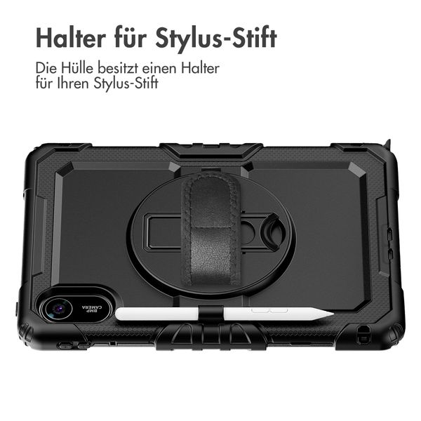 Accezz Robustes Back Cover mit Schultergurt Xiaomi Redmi Pad 2 - Schwarz