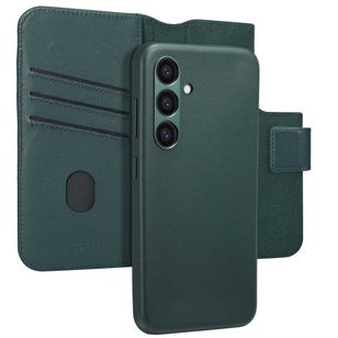 Accezz 2-in-1 Klapphülle aus Leder mit MagSafe Samsung Galaxy S24 - Cedar Green
