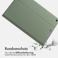 Accezz Classic Klapphülle Apple iPad 9 (2021) 10.2 Zoll / iPad 8 (2020) 10.2 Zoll / iPad 7 (2019) 10.2 Zoll - Grün