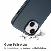 Accezz MagSafe Leather Backcover Apple iPhone 15 - Nightfall Blue