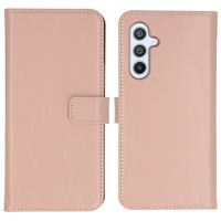 Selencia Echtleder Klapphülle Samsung Galaxy A54 (5G) - Rosa