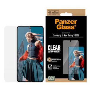 PanzerGlass Ultra-Wide Fit Antibakterieller Displayschutz mit Applikator Samsung Galaxy S26