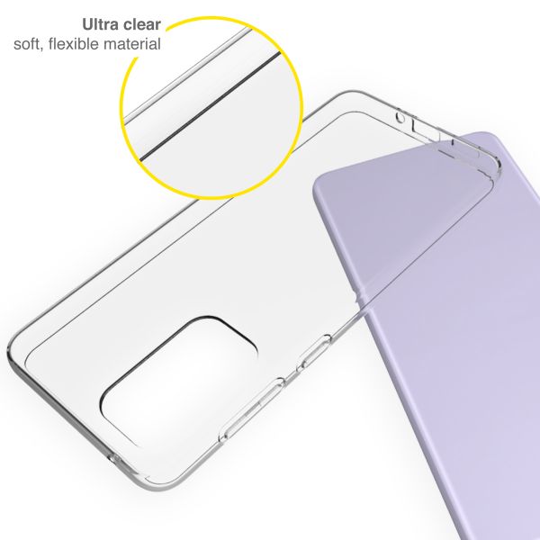 Accezz Clear TPU Backcover Samsung Galaxy A33 - Transparent