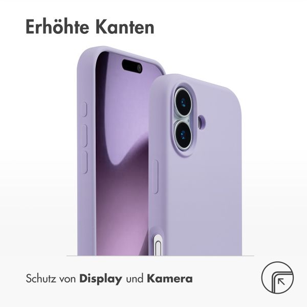 Accezz Liquid Silikoncase mit MagSafe Apple iPhone 17 - Violett